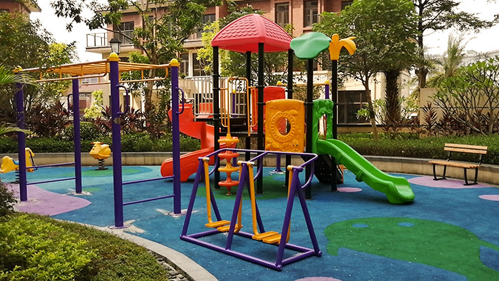 永利牌数字可转动儿童滑滑梯入住来宾市胜利艺术幼儿园