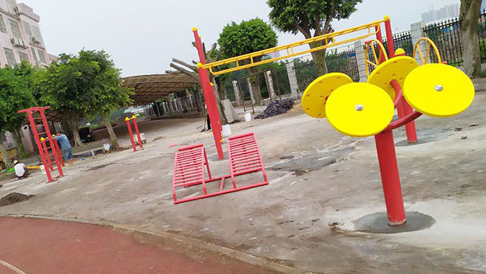 佛山市南海区大沥镇水头小学安装77779193永利官网户外健身器材工程案例